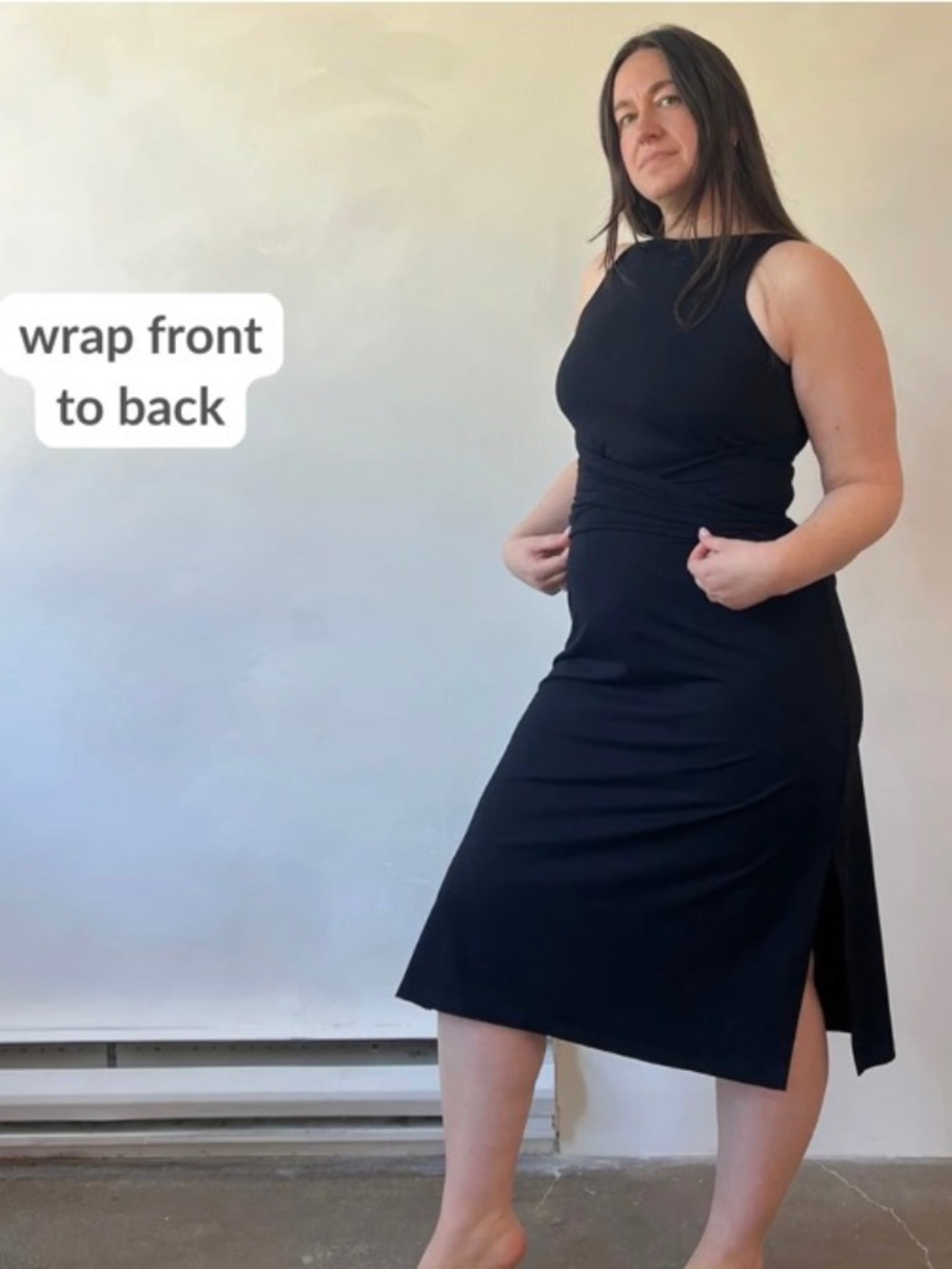 Free Label BLACK TYLER DRESS - Picture 2 of 14